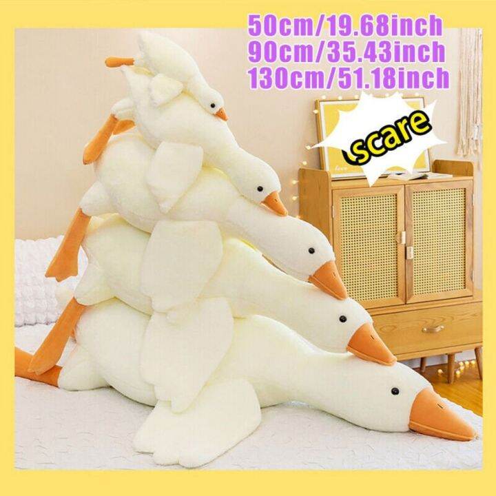 TI9P Household Cartoon Big White Giant Duck Plush Toy Plush Animals ...