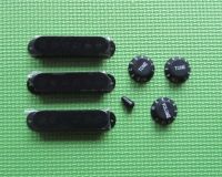 ST Knobs, Pickup Covers,and Tip,Black Set,NEW