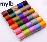 【YD】 mylb Polyester Microfiber Waxed Thread 0.8mm Cord String Leather Sewing Hand Wax Stitching Crafts