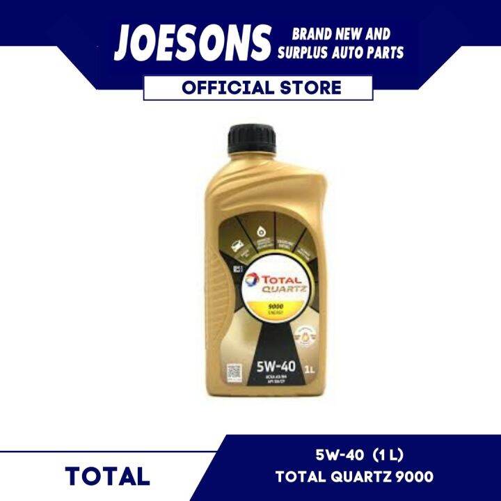 TOTAL QUARTZ 9000 5W40 FULLY SYNTHETIC ENGINE OIL FOR CAR (1 LITER) FOR
