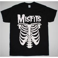 มีสินค้า เสื้อยืดผ้าฝ้าย Yuanl5 [พร้อมส่ง] เสื้อยืดแขนสั้น พิมพ์ลาย Misfits Rib Cage Horror Punk Rock Danzig Michale Graves พลัสไ