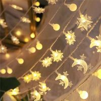 1.5M/3M Fairy Lights LED Garland Lights Waterproof Snowflake Star Ball Christmas String Lights Outdoor Party New Year Decoration Fairy Lights