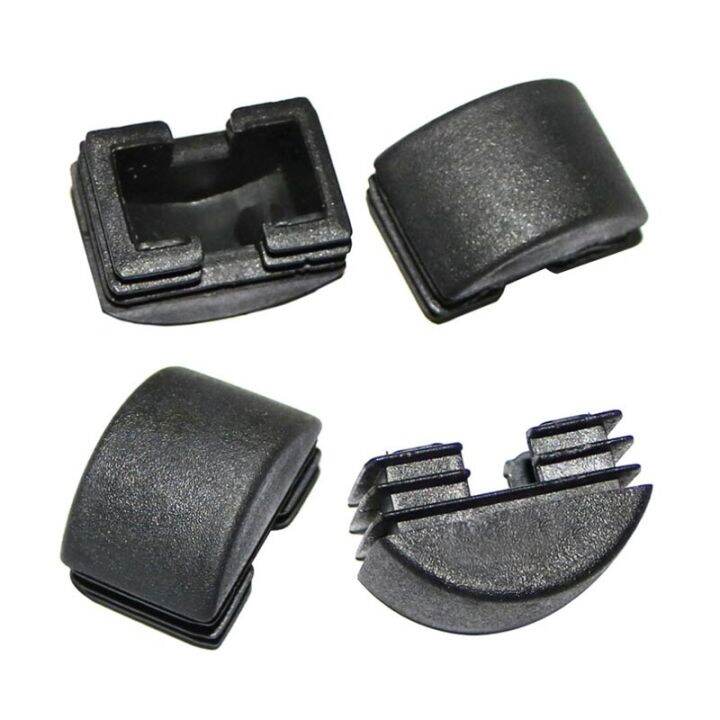 square-oval-oblong-plastic-black-blanking-end-cap-tube-pipe-insert-plug-bung-floor-protection-anti-slip-mute-gasket-dust-seal-pipe-fittings-accessorie