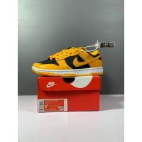 2023 2023 Original Ready stock duk Low "Goldenrod" Black and yellow low-top casual sports sneakers