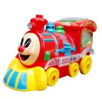 รถไฟโทมัส ชนถอย หมุนได้360องศา ของเล่นเด็ก รถไฟของเล่น โทมัส มีเสียงมีไฟ