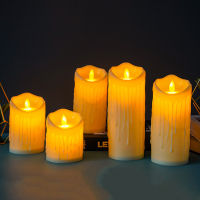 Cke CWwartFlameless LED Candle Light Simulated LED Electronic Candle Lamp Swinging Flame Tea Light For Christmas Wedding Party Home Decor.