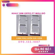 KHAY SIM OPPO F7 MÀU ĐỎ