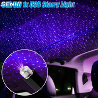 Senhi 1x LED ดวงดาวบนท้องฟ้าแสนโรแมนติก,ไฟเครื่องฉาย USB ดาว5V 1ดวงสำหรับใช้ตกแต่งเพดานรถยนต์บ้านห้องปลั๊กแอนด์เพลย์