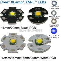 5ชิ้น CREE XML XM-L T6พลังงานสูง LED E Mitter เย็นสีขาว6500พันเป็นกลางสีขาว4500พันอบอุ่นสีขาว3000พัน16มิลลิเมตร20มิลลิเมตรสีขาวหรือสีดำ PCB