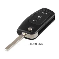 Keyyou 3รีโมทกุญแจรถยนต์ปลอก Fob ฟิวชั่นโฟกัสปลอกสำหรับ Ford Fiesta C-Max S-Max Ka Mondeo Galaxy Mk3 Mk4 Mk7ฝากุญแจรีโมต