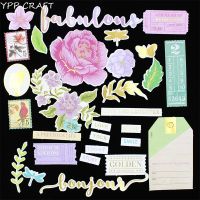 YPP CRAFT 118pcs Tell Me Your Story Cardstock Die Cuts for Scrapbooking Happy Planner/Card Making/Journaling Project