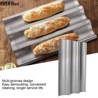 VQCEG Store Non ‑ Stick Multi ‑ Grooves Waves French Bread Pan Baguette Baking Cooking Tray Mol