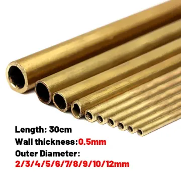 Brass Tube  6mm x 0.5mm x 1m