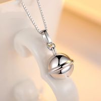 ❁✌┋ KOFSAC Fashion Chic 925 Sterling Silver Necklace Jewelry Lady Exquisite Bells Pendant Necklaces For Women Christmas Accessories