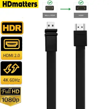 UGREEN Micro HDMI Adapter 4K 60Hz Micro HDMI to HDMI Female Cable Micro  HDMI Converter Type D to Type A HDMI 2.0 HDR 3D for Raspberry Pi 4, Hero  7/6