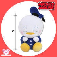 DISNEY ตุ๊กตาโดนัลดั๊กส์ Donald Duck ขนาด 7" ผ้านุ่มนิ่ม (สินค้าลิขสิทธิ์แท้ จากโรงงานผู้ผลิต)