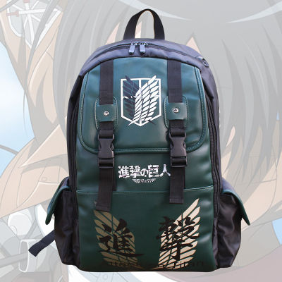 Cartoon Backpack Anime Attack On Titan Student School Shoulder Bag Totoro Cosplay Teenage Laptop Travel Bags