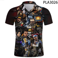 3D Printed Summer Game Apex Legends Polo Shirt Fashion Streetwear Ropa De Hombre Short Sleeve Cool Men Ropa Polo Homme Cool{trading up}