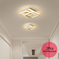 TCY Modern LED ceiling lights for Hallway Balcony Corridor Bedroom Acrylic LED ceiling lamp Black or White cloakroom Fixtures