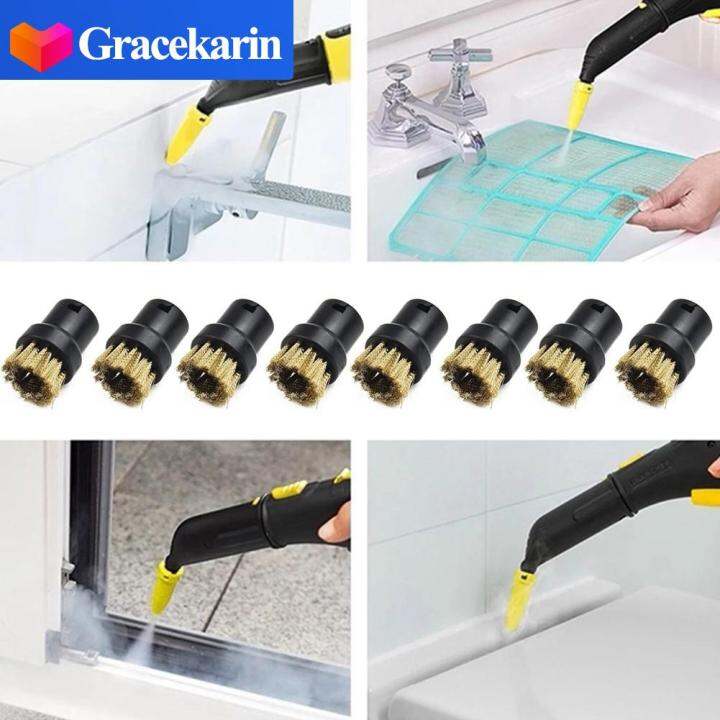 Gracekarin Brass Wire Brush Nozzles For KARCHER SC1,SC2,SC3,SC4,SC5 Steam Cleaner X 8 NEW Lazada