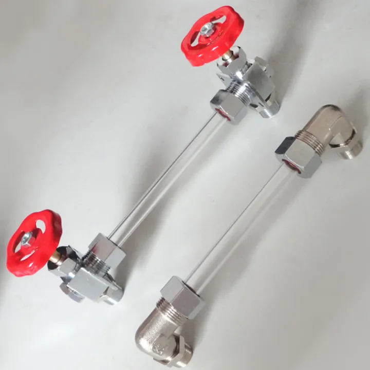 Gram Water Level Gauge 3 Point Glass Tube Elbow Steam Generator Boiler