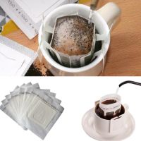 50PcsSet Portable Hanging Ear Drip Coffee Filter Paper Bag E1Z4