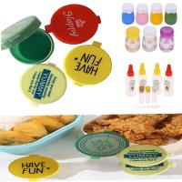 【CC】 1/2/3/4pcs Jars Seasoning Sauce Bottle Ketchup Salad Dressing for Bento