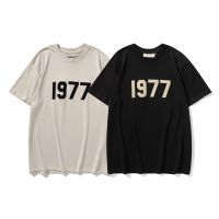 เสื้อยืดแขนสั้นสำหรับผู้ชายและผู้หญิง,เสื้อยืด1977คู่กันหมอกกลัวพระเจ้า