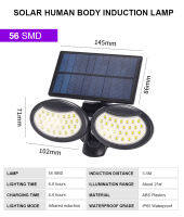 Remote LED Solar Light Outdoor Street Wall Lamp 3 modes PIR Sention Waterproof Durable Modern Path Lighting Solar Charger