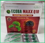VIên uống bổ não Ginkgo Ecoba Maxxx Q10- Giúp tăng cường lưu thông máu não
