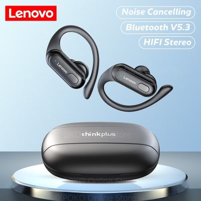 ZZOOI Original Lenovo XT60 Wireless Headphones Bluetooth 5.3 Earphones Bass Sports Headsets with Mic Noise Reduction Earhook Dual Mode