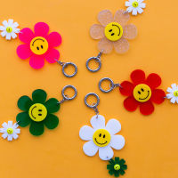 [Fun] Smile พวงกุญแจดอกไม้ Lovely Diary Planner Binder deco พวงกุญแจคู่รัก เกาหลี