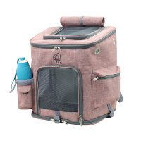 Breathable Cat Carrier Bags Foldable s Travel Carrier Backpack For Cats And Small Dogs Double Door Holes Bags