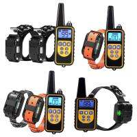 ZZOOI Dog Training  for Dogs with Vibration  Shock and Beep  Rechargeable and Waterproof  Remote Control Trainer Collars