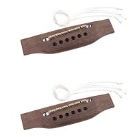 2X Acoustic Guitar Piezo Bridge Pickup with the Graininess of An Electric Guitar for Acoustic Guitar Instrument