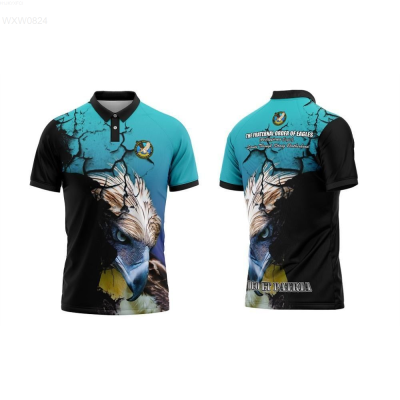 Order Fraternal Summer The of Eagles - Polo Shirt Philippiness Full Sublimation Dri Fit Jersey Top Blue{Significant} high-quality