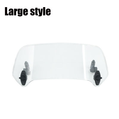 Universal Motorcycle Airflow Adjustable Windshield Air Deflector Spoiler Windscreen Extension For BMW R1250GS ADV For HONDA XADV