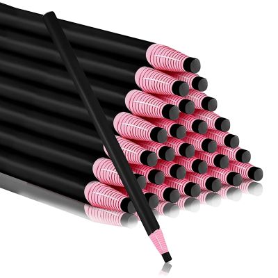 36 Pcs Peel Off China Markers Grease Pencils for Glass Mechanical Marking Crayons (Black)