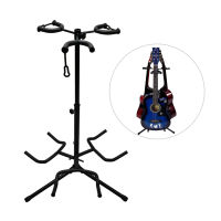 [ammoon]Adjustable Multi Guitar Stand 3 Holders String Instrument Floor Tripod Bracket for Acoustic กีต้าร์ไฟฟ้า Bass