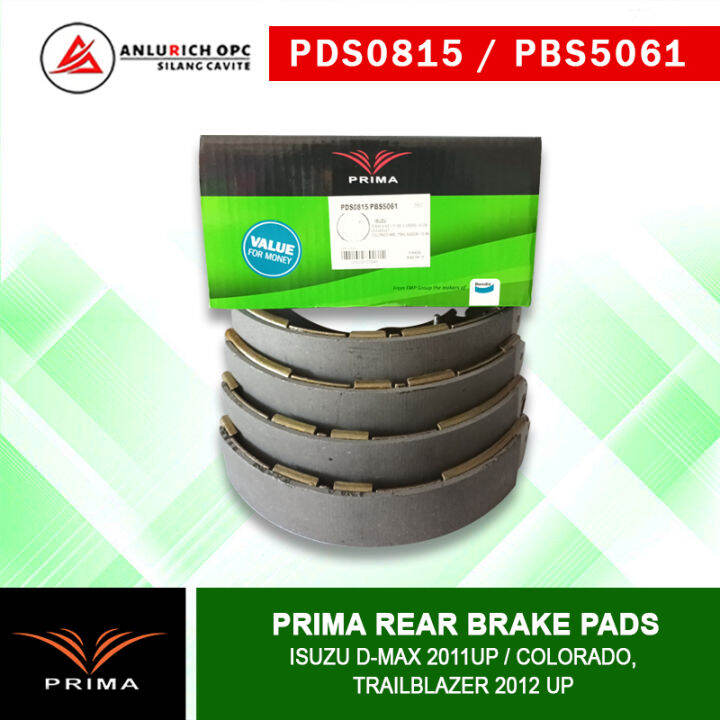 PRIMA REAR BENDIX BRAKE SHOES for ISUZU DMAX 2011UP / COLORADO