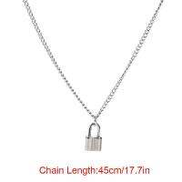 Ruixinguoji เงินสแตนเลสจี้สร้อยคอกุญแจ Charms CHAIN ผู้หญิงเครื่องประดับ