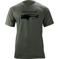 Fish Fear Me Bass Skeleton Fishing Anglers Gift T Shirt 100% Cotton O Neck Summer Short Sleeve Casual Mens T Shirt Size S 3Xl| | - Aliexpress