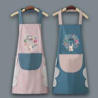 Womens Apron Waterproof Household PVC Oil-proof Aprons For Chef Cooking Baking Home Cleaning Restaurant Kitchen Accessories Aprons