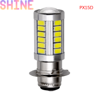 Shine 1PC PX15D BA20D หลอดไฟ LED FOG Light ไฟหน้ารถยนต์รถยนต์รถจักรยานยนต์ LOW Beam bulb