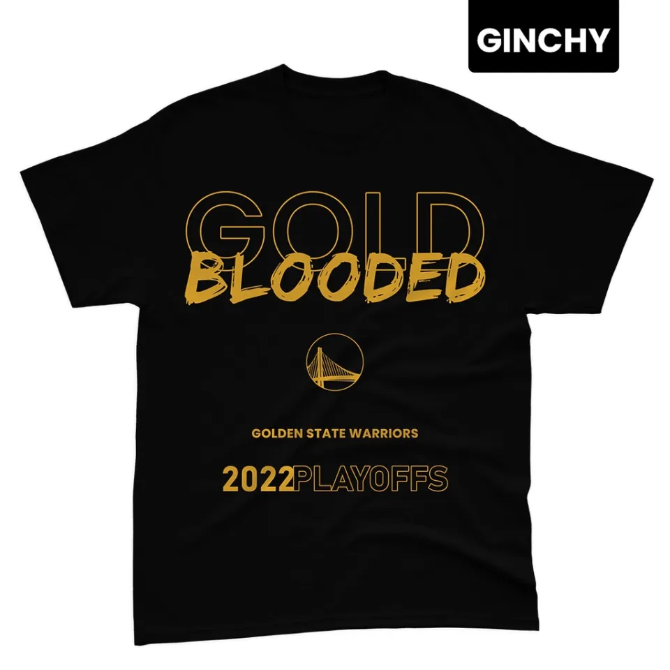 Golden State Warriors 2023 Playoffs Gold Blooded logo shirt - Limotees