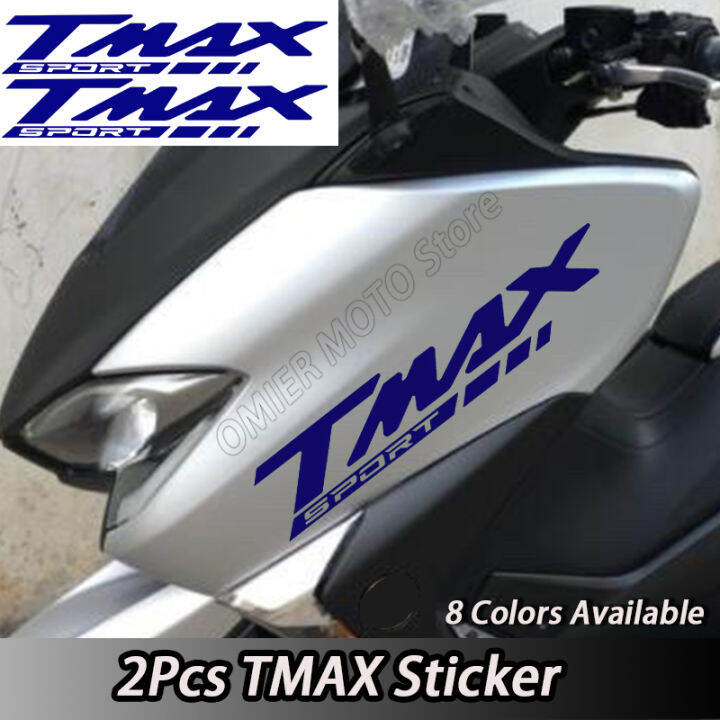 รถจักรยานยนต์-scooter-สติ๊กเกอร์-tmax-สติ๊กเกอร์สะท้อนแสงด้านหน้า-yamaha-tmax-500-530-560-tech-max-530sx-อุปกรณ์เสริมกันน้ำ