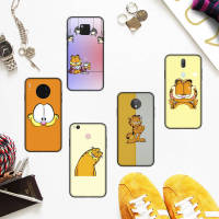 Black เคสโทรศัพท์ หรับ OPPO  ซิลิโคน Protected ปก sh-47 cartoon garfield