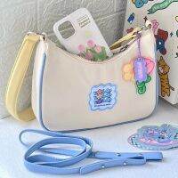 Lola DESIGN {ดอกไม้ผจญภัย} ทะเล เกลือ น่ารัก ใต้วงแขน กระเป๋า ผู้หญิง ฤดูใบไม้ผลิ สไตล์ใหม่ ins เฉพาะกระเป๋า