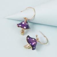 【YF】◇✜ﺴ  Earrings Korean Dangle Enamel Pink Accessories Gifts Statement Jewelry