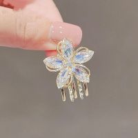 【YF】✠◊▤  Clip Headdress Crystal-Like Hairpin Bangs Top Hair Accessories Grab